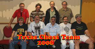 2008 TEXAS CHESS TEAM - SOUTHERN CONFERENCE CHAMPIONS - PHOTO COURTESY OF FRANK BERRY ARCHIVES - GRAHICS BY JIM HOLLINGSWORTH